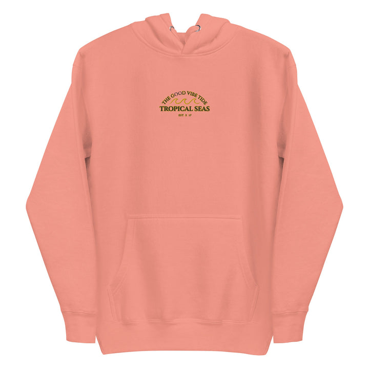Tropical Seas Center Waves Hoodie by Tropical Seas Clothing