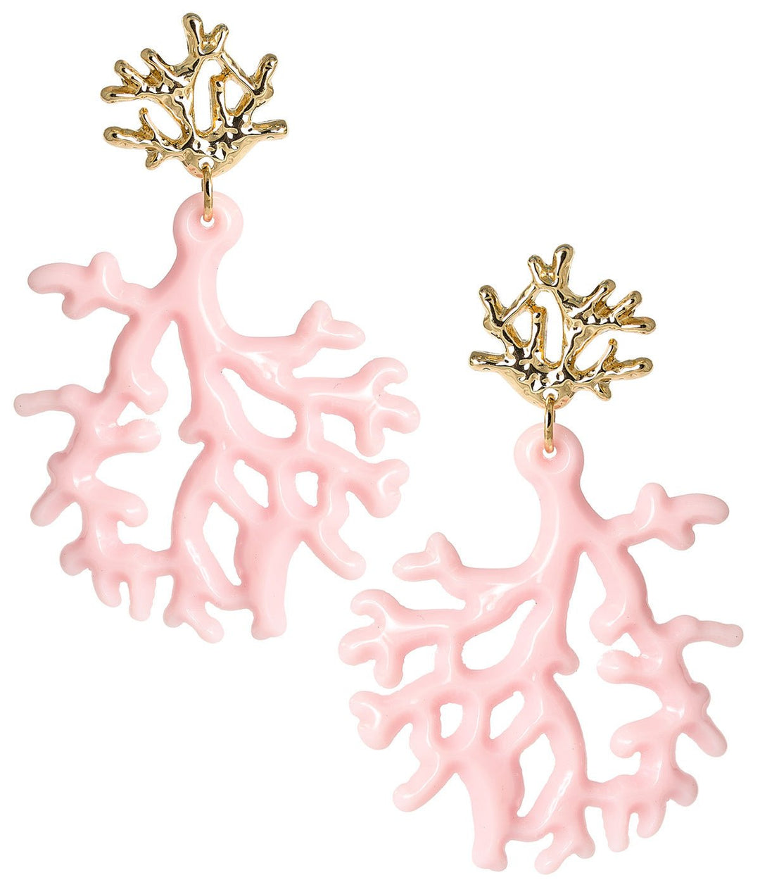 Tula - Coral Acrylic Earring