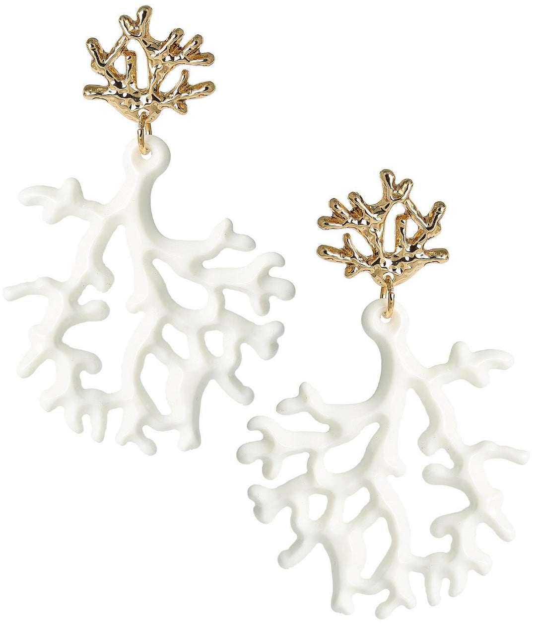 Tula - Coral Acrylic Earring