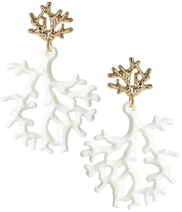 Tula - Coral Acrylic Earring