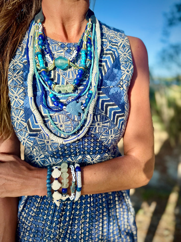 Woven Classic Necklace | Santorini