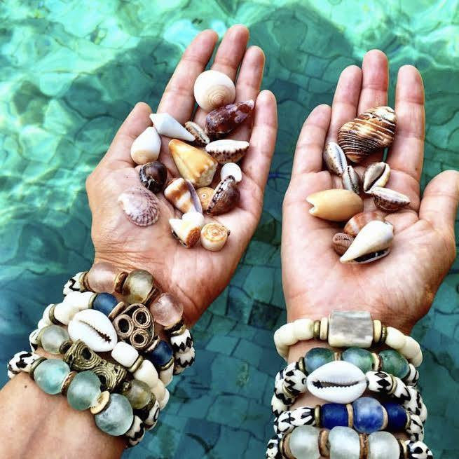 Tribal Stack Bracelet | Black Batik