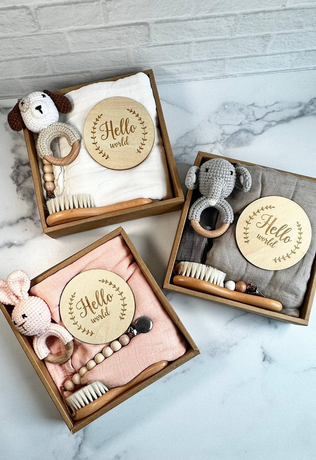 Welcome Baby Gift Set - Blush Pink by Giften Market