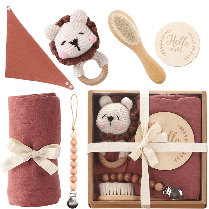 Welcome Baby Gift Set - Maroon by Giften Market