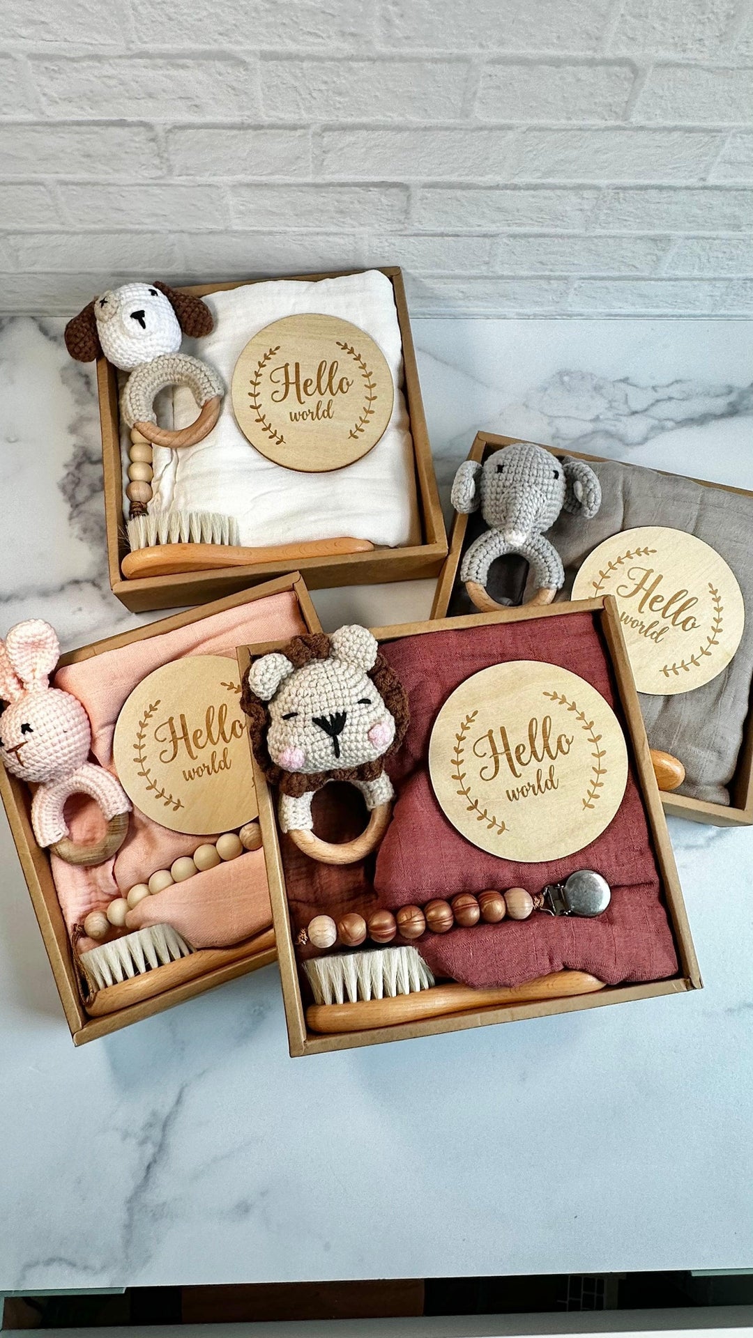 Welcome Baby Gift Set - Maroon by Giften Market