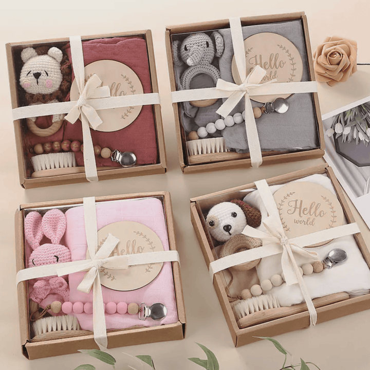 Welcome Baby Gift Set - Maroon by Giften Market