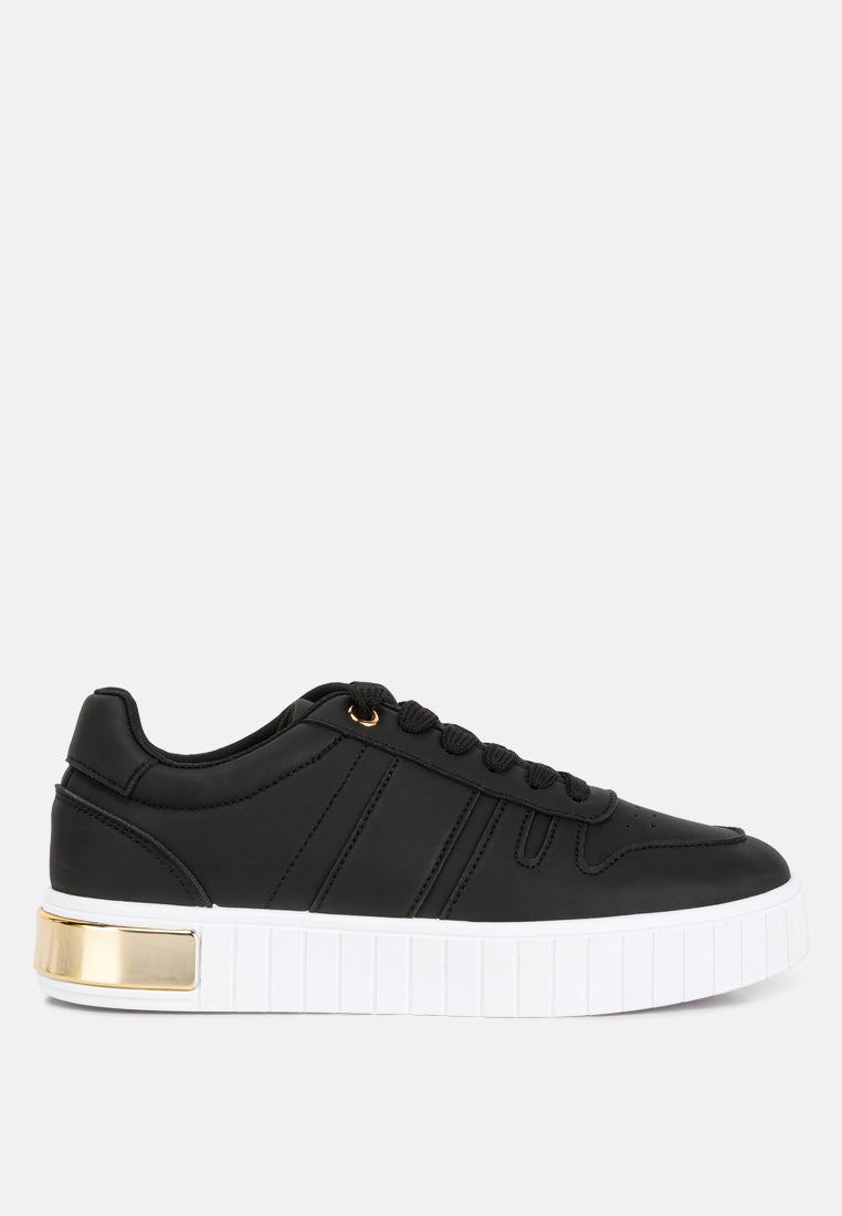 welsh panelling detail sneakers by London Rag