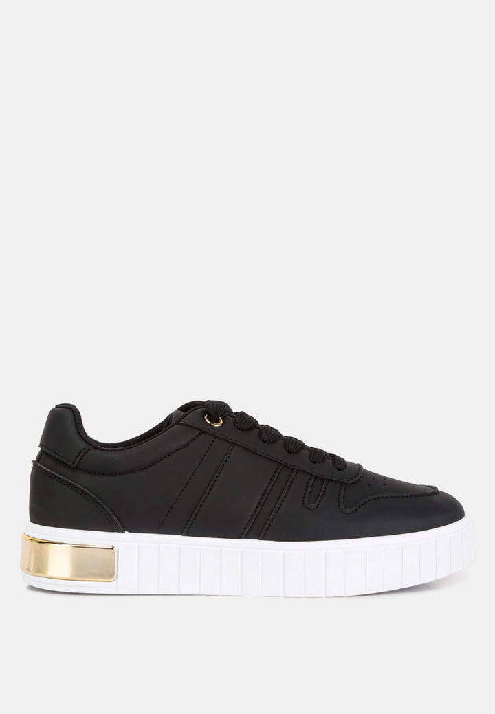 welsh panelling detail sneakers by London Rag
