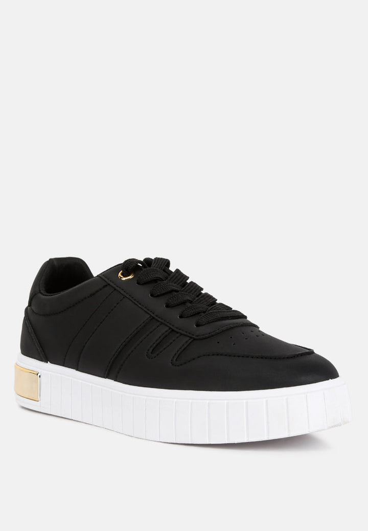 welsh panelling detail sneakers by London Rag