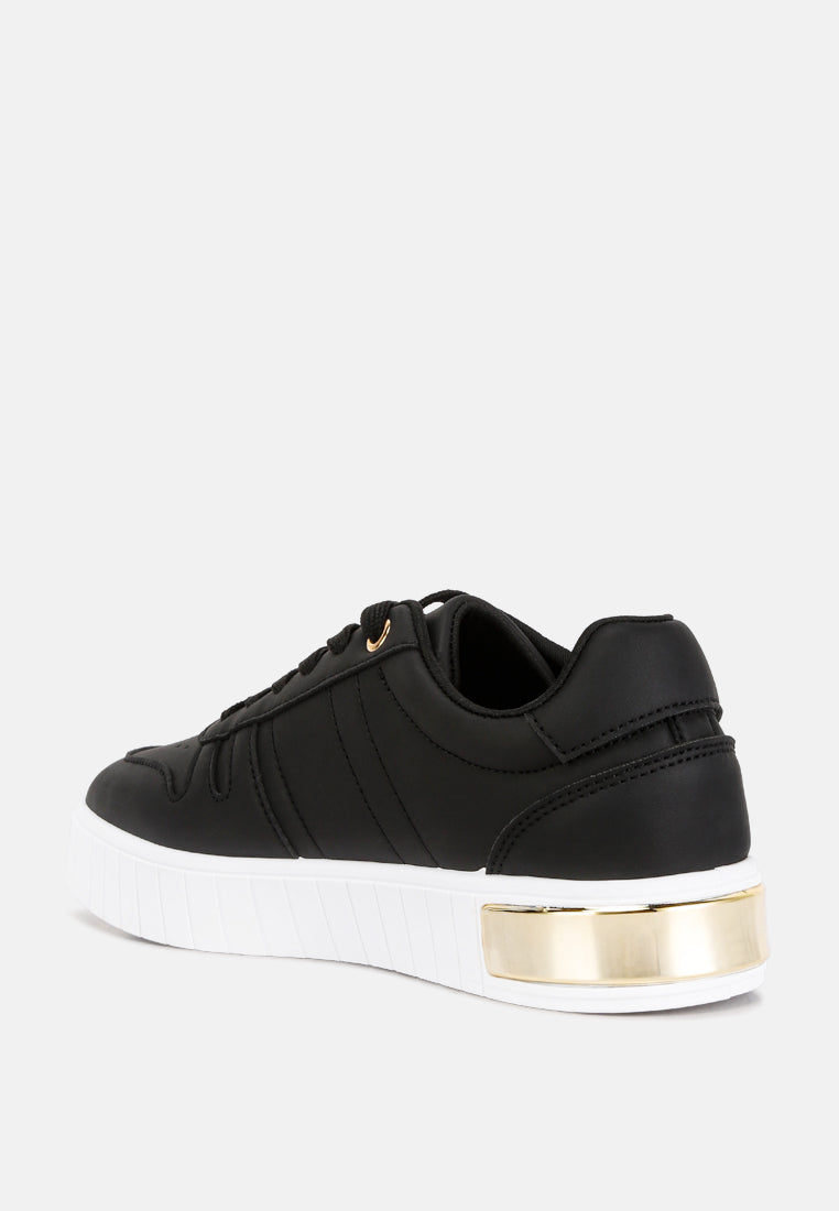 welsh panelling detail sneakers by London Rag