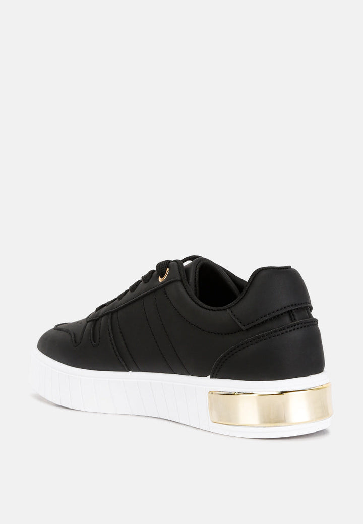welsh panelling detail sneakers by London Rag