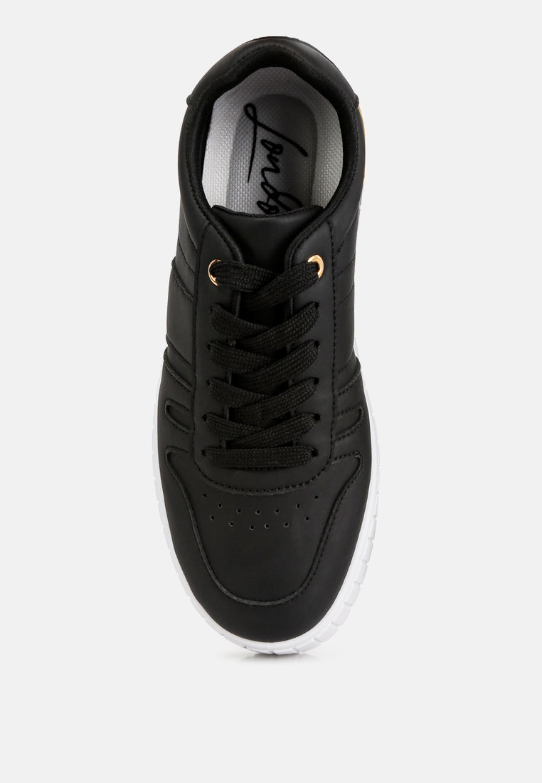 welsh panelling detail sneakers by London Rag