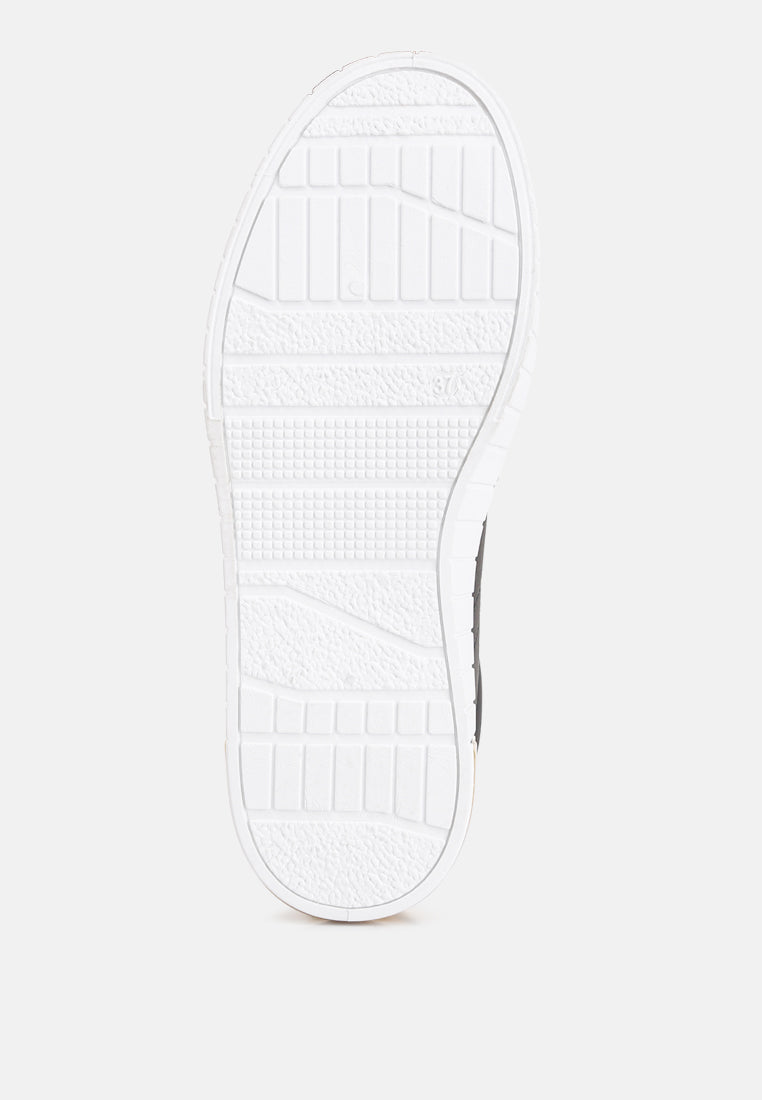 welsh panelling detail sneakers by London Rag