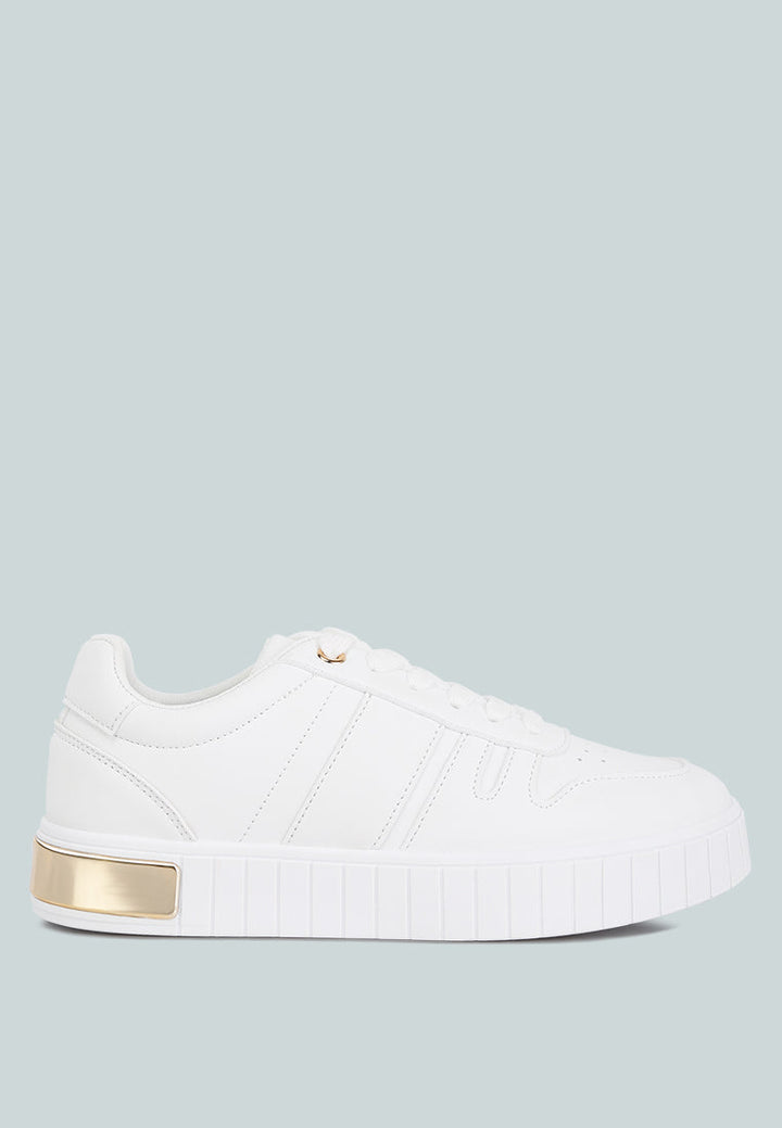 welsh panelling detail sneakers by London Rag