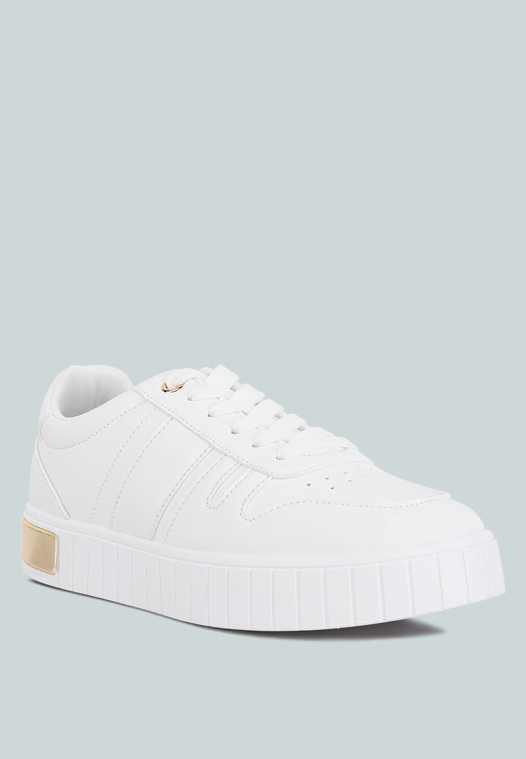 welsh panelling detail sneakers by London Rag