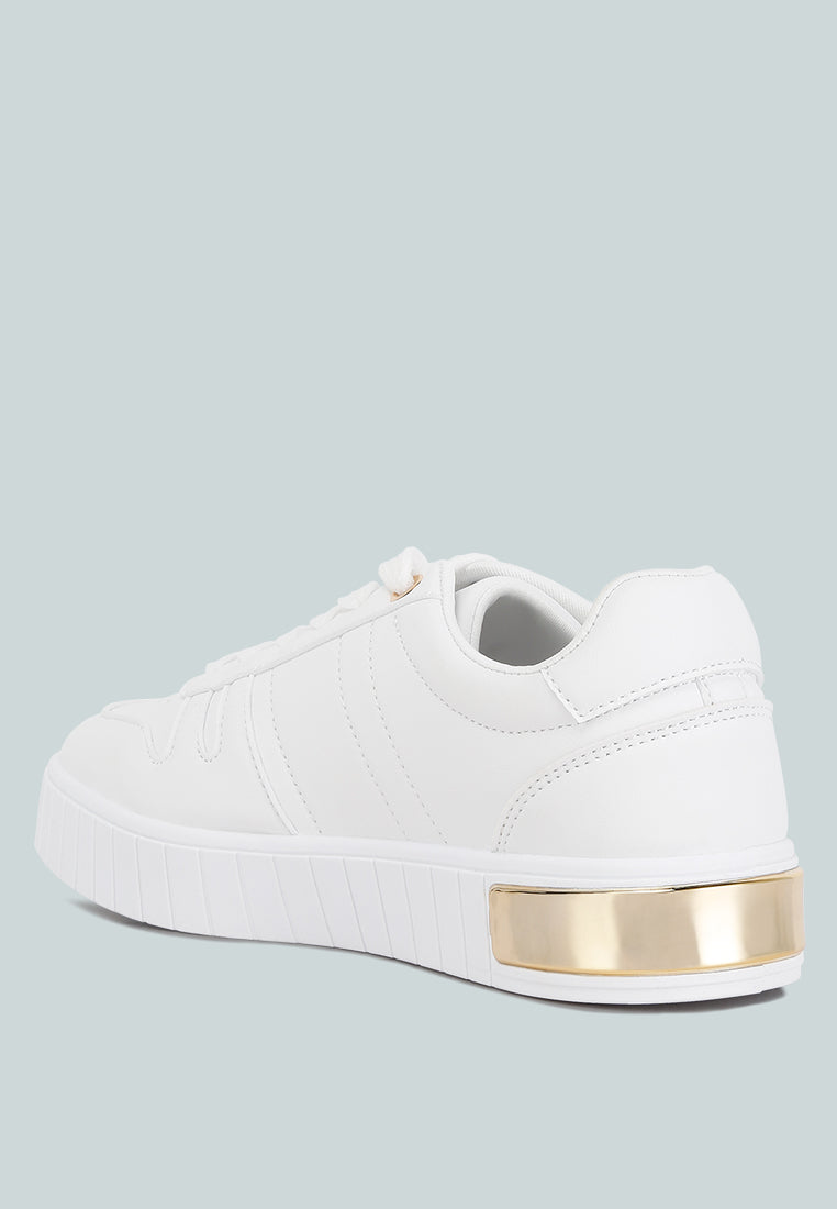 welsh panelling detail sneakers by London Rag
