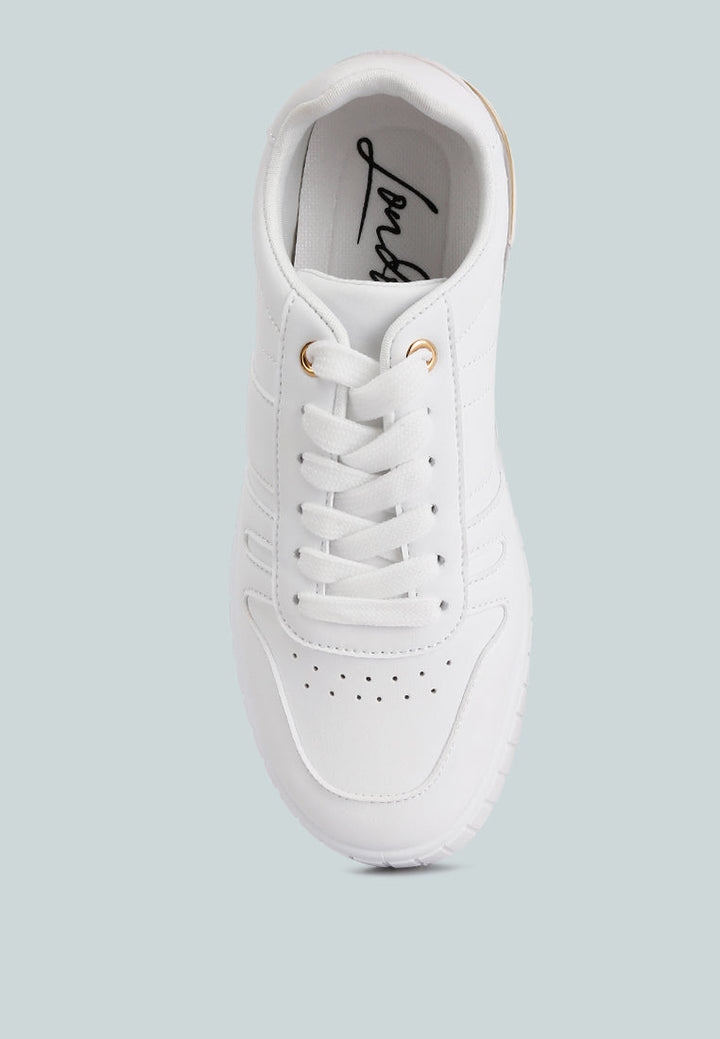 welsh panelling detail sneakers by London Rag