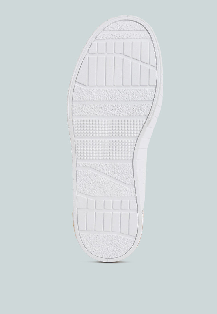 welsh panelling detail sneakers by London Rag