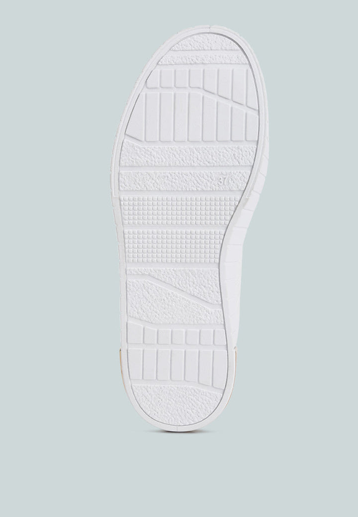 welsh panelling detail sneakers by London Rag