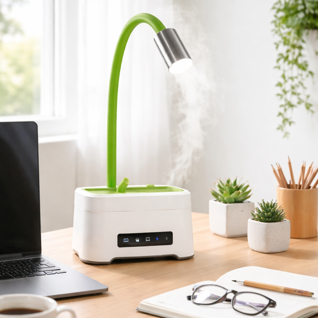 ZAQ Lumin Aromatherapy Diffuser | Ultrasonic Mist, LED Lamp & Humidifier