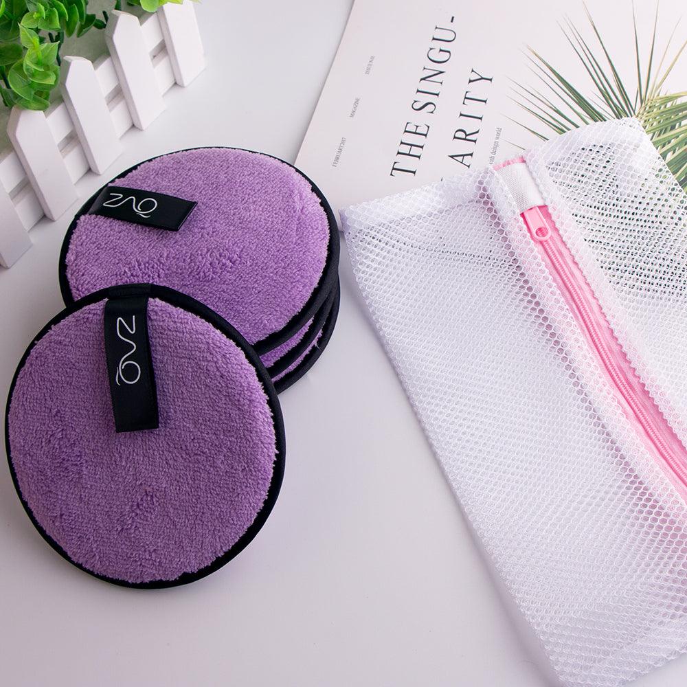 ZAQ Reusable Makeup Remover Pads 4pack with Spa facial Headband by ZAQ Skin & Body
