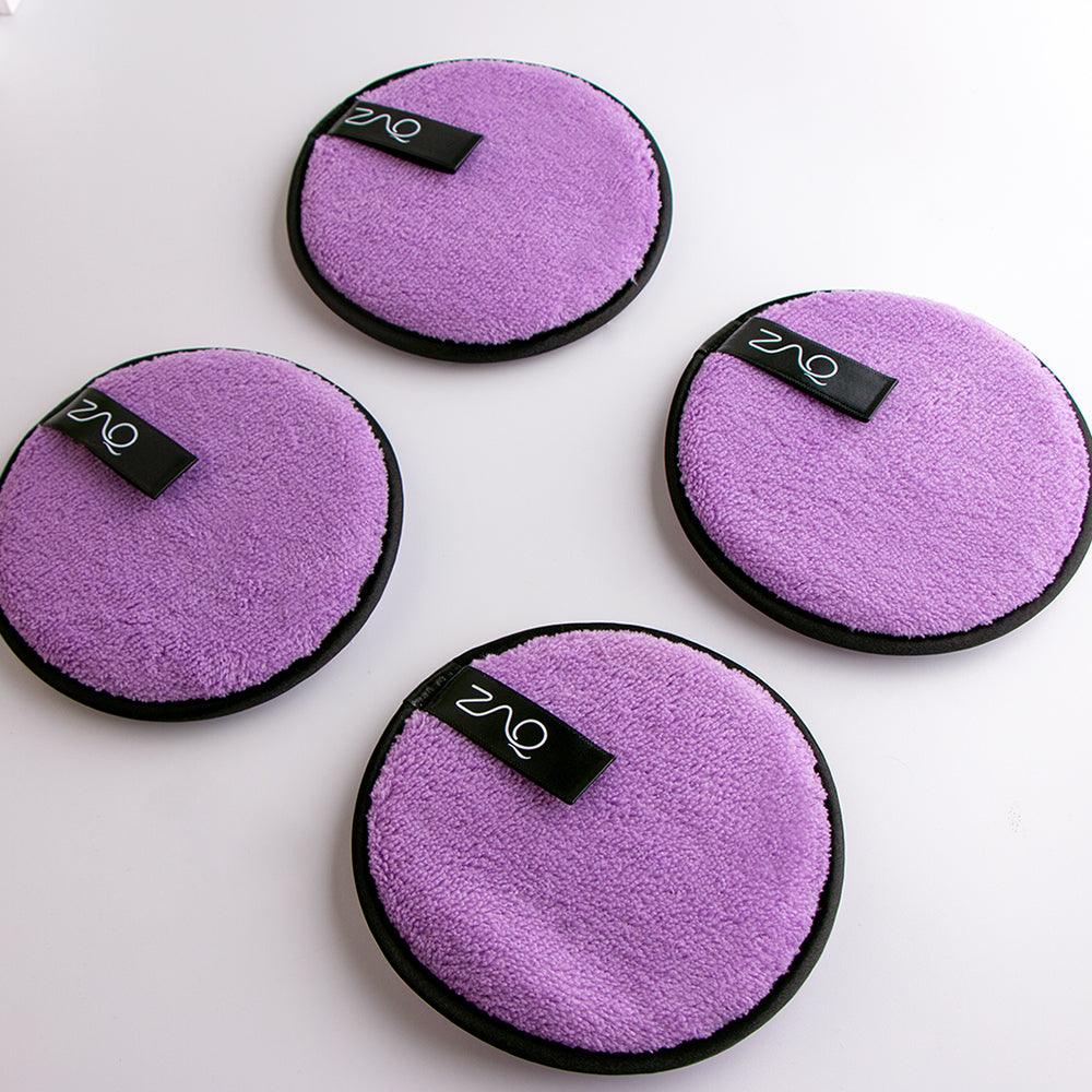 ZAQ Reusable Makeup Remover Pads 4pack with Spa facial Headband by ZAQ Skin & Body