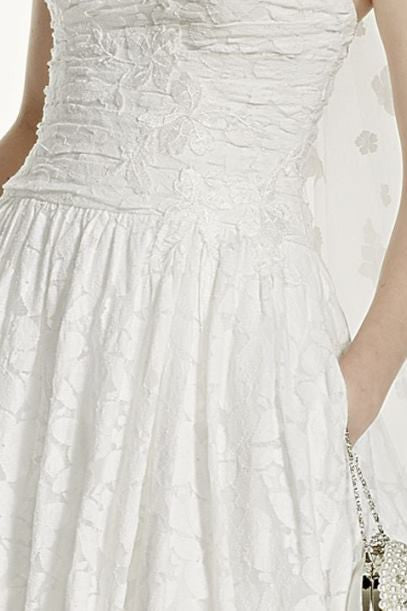 Lace Applique Ballgown by Galina Style WG3512 Size 14 (NWT) Lace Applique Ballgown by Galina Style WG3512 Size 14 (NWT)
