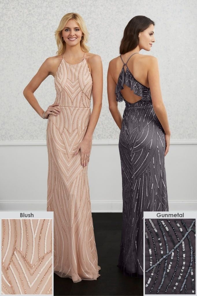 Christina Wu Beaded Formal Gown Style 40228 Size 4
