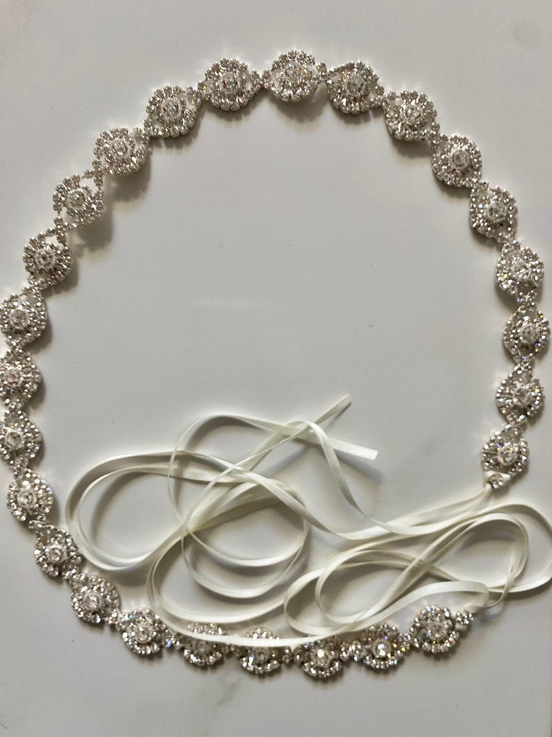 J Picone 'King' Crystal Circular Headband/Belt